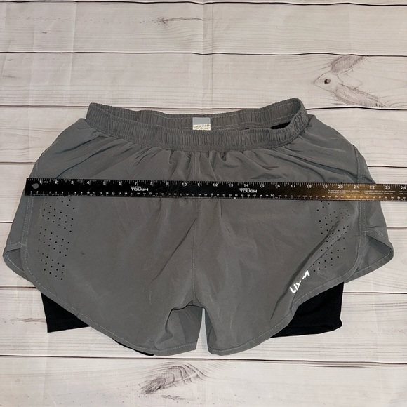 Lixada Women's Lined Gray Running Shorts Size XXL Gym Running Active Shorts - Picture 6 of 8
